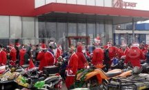 Стотици мотористи потеглиха на Коледно мотошествие из улиците на Плевен