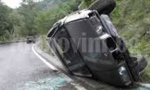 Жена от Балчишко обърна БМВ-то си, пострада детенцето й