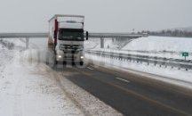 ТИР затапи пътя Хасково - Димитровград