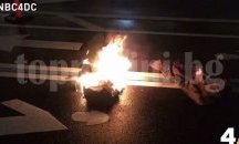 Американец се подпали в знак на протест срещу Тръмп