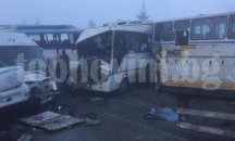 40 коли се удариха във верижна катастрофа на магистрала в Централна Турция