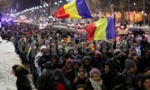 Румънците отново излязоха на протест, въпреки студа