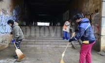 Започнаха частични ремонти и почистване на подлезите във Велико Търново