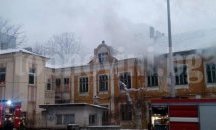 Горя бившата печатница в Шумен