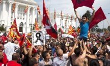 Продължават протестите в Скопие