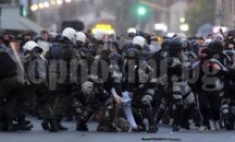 Протест срещу лидера на Северната лига в Неапол