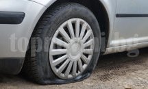 Шофьор наряза гумите на автомобил при скандал в Бургас