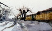 Сборна акварелна изложба открива галерия „Папийон“