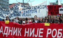 10-ти протест "Срещу диктатурата" в Сърбия