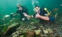 Водолази посрещат Великден под водата край Приморско