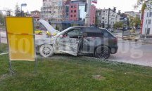 Ауди А3 удари Форд на кръстовището на бул. „Симеон Велики” до бензиностанция ШЕЛ