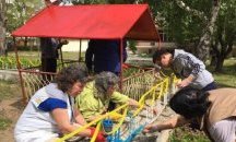 Родители и възпитатели вдъхнаха нов живот на съоръженията в ДГ „Златна рибка“