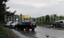 Седем души пострадаха при тежка катастрофа на пътя Русе-Бяла