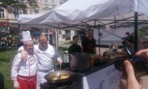Кулинарно шоу и атракции в центъра на Русе