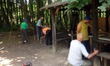 Ремонтират навесите по екопътеката "Чернелка" край Плевен