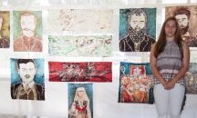 Млада художничка откри първата си самостоятелна изложба в Търговище