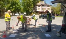Продължава опресняването на уличната маркировка в Търговище