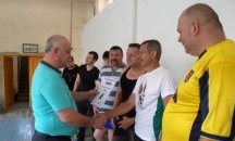 Полицаи и пожарникари мериха сили в турнир по тенис на маса