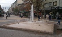 Карта на Витоша от камък и гранитогрес заменя фонтана на "Витошка"