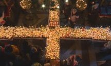 Уникален огнен кръст от буркани с мед озари благоевградската църква