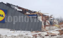 Кражба в магазин в Дъблин с багер. Крадците сринаха сградата (СНИМКИ+ВИДЕО)