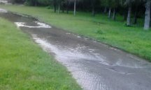 Спряха наводняването на алеите в парк "Кайлъка"