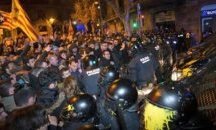 Безредици в Барселона, 10 000 на протест срещу испанския съд
