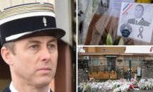 Франция отдава почит на загиналия при атаката в Треб офицер