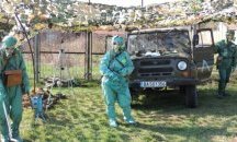 Полева подготовка по радиационно и химическо разузнаване в Стара Загора