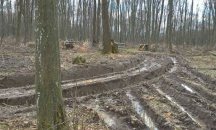 Римският път на Шуменското плато разрушен от камиони