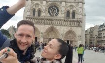 Дарин Ангелов в Париж с любимите си момичета