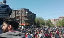 Хиляди излязоха на протест в Ереван срещу Серж Саркисян