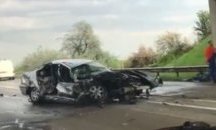 Военни катастрофираха на АМ „Тракия” (ОБНОВЕНА)