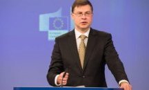 Еврокомисарят Валдис Домбровскис ще говори за бъдещето на България в еврозоната