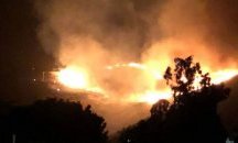 Кипър се бори с огромен горски пожар