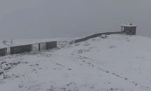 Сняг падна в Карпатите (ВИДЕО)