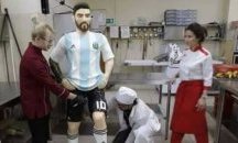 Направиха статуя от шоколад в цял ръст на Лео Меси