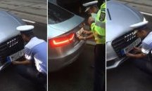 Свалиха номерата на кола на румънец, обиждала управляващите