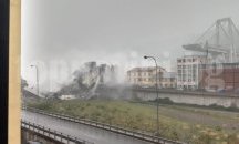 Рухна виадукт на магистрала в Генуа, има жертви (СНИМКИ, ВИДЕО)