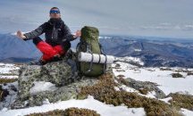 Да отпразнуваш рождения си ден, изминавайки сам планински преход от 600 км. в снега