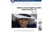 Боливийка може да се окаже най-възрастната жена в света
