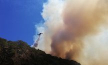 Горски пожар в Анталия заплашва къщи