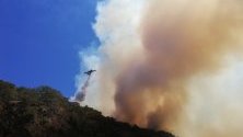 Горски пожар в Анталия заплашва къщи