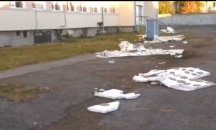 Буря събори изолацията на училище в Монтана