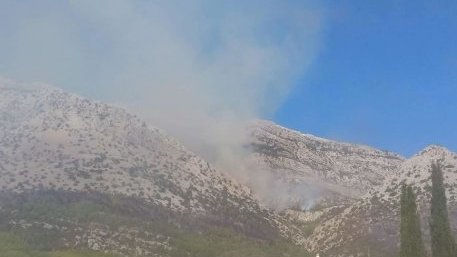 Горски пожар бушува в Хърватия