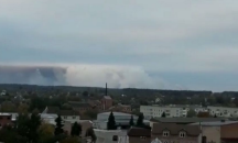 Хиляди евакуирани след взрив в склад за боеприпаси в Украйна