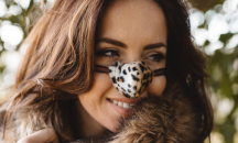 Нова мода: Плетен "терлик за нос" пази от измръзване