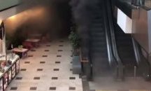 Пожар обхвана в мол в Люлебургаз