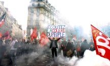 Над 55 пострадали по време на антиправителствените протести в Париж