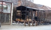 Мъж изгоря във фургон край Сандански